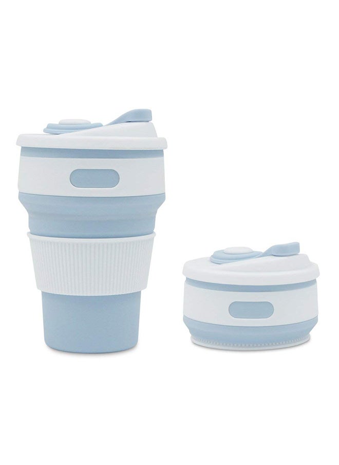 Collapsible Silicone Travel Mug 3.4 x 3.4 x 2.28centimeter