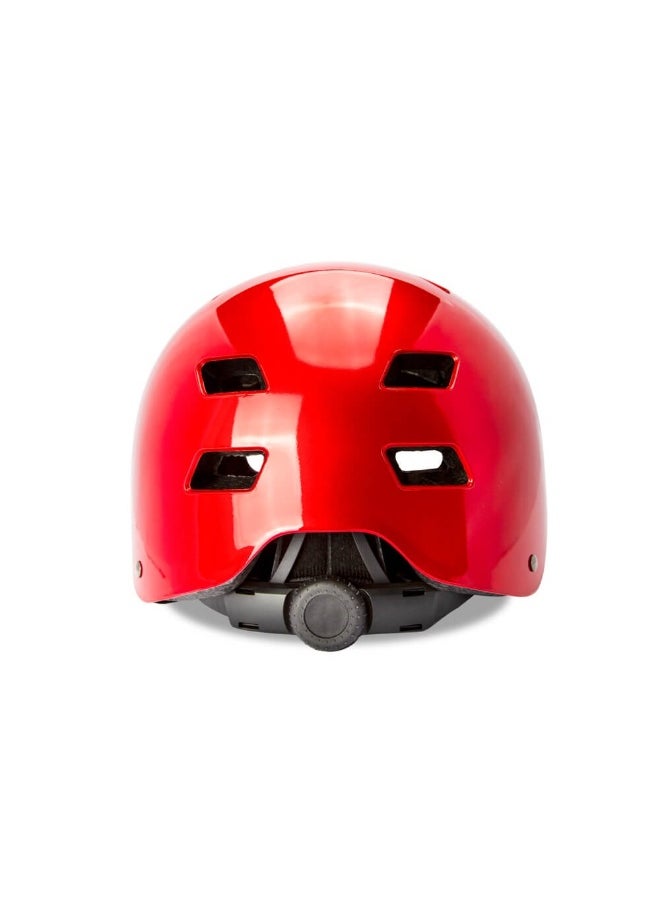 Skate Helmet (Medium, Glossy Red)