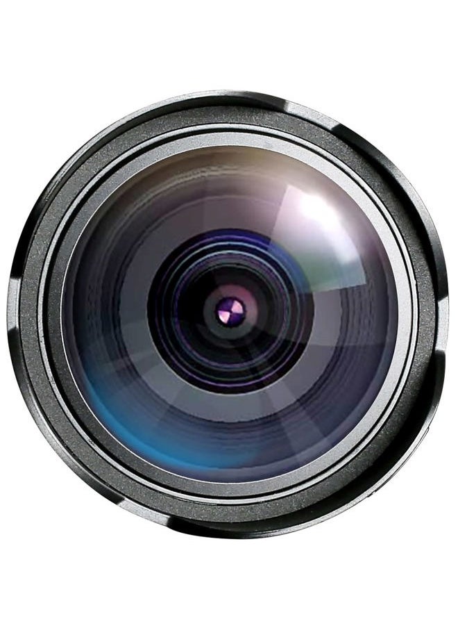 7.5mm f2.8 APS-C Large Aperture Wide Angle Fisheye Lens Manual Focus Lens for Nikon Z-Mount Mirroless Cameras Z50 Z30 Zfc and Compatible with Z5 Z6 Z7 on APS-C Mode