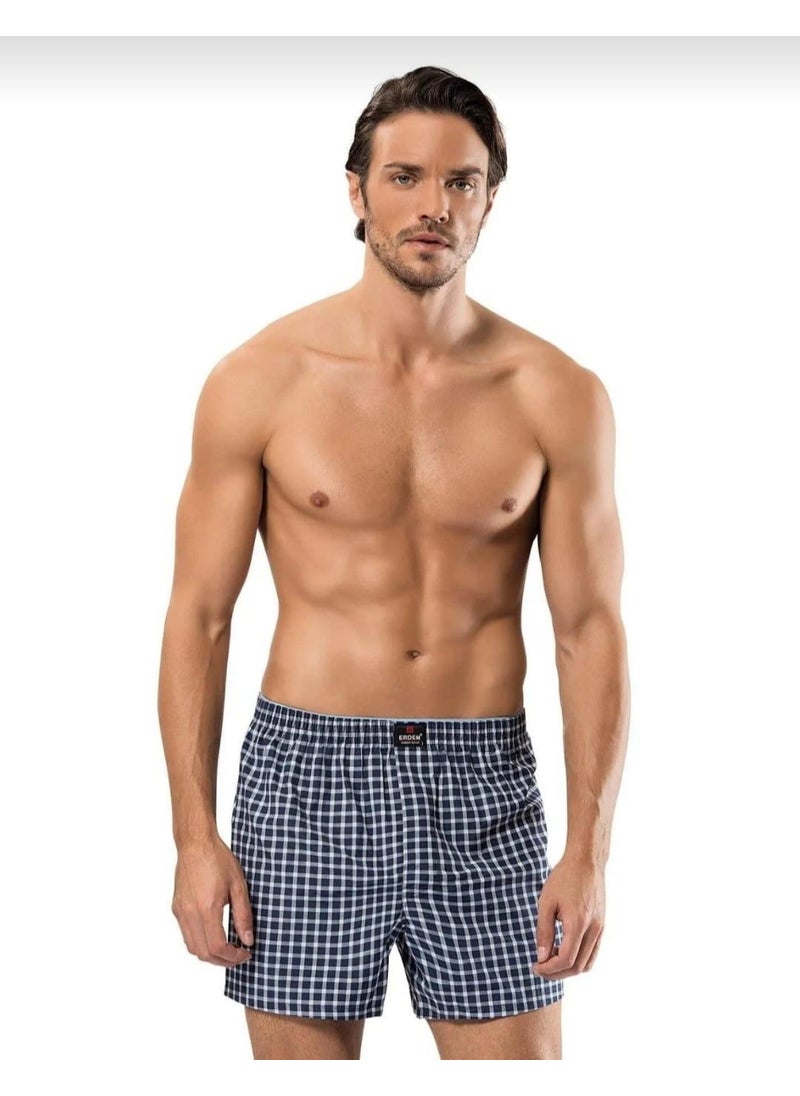 1440 Men's Patterned Poplin Boxer 3 Pieces