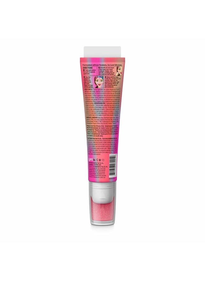 Grapefruit Brightening Vitamin C Glow-Boosting Unicorn Peel-Off Mask I Dull & Uneven Skin I Brighten & Smooth Skin I Vegan I 95% Natural Ingredients, 2 Fl Oz (Pack of 1)