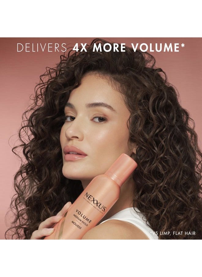 Volumizing Foam Hair Mousse, Volume Volumizing Mousse, Hair Styling Mousse, Pink, 10.6 Ounce (Pack of 1)