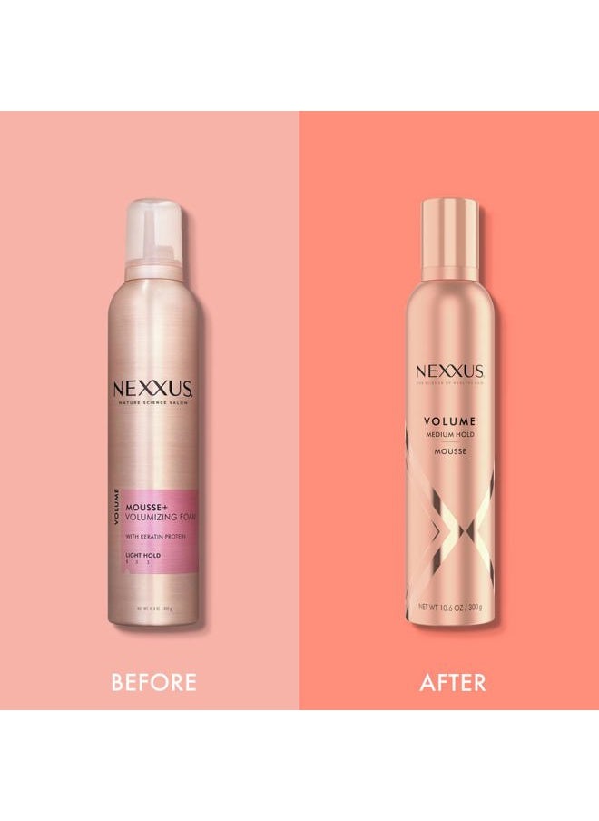 Volumizing Foam Hair Mousse, Volume Volumizing Mousse, Hair Styling Mousse, Pink, 10.6 Ounce (Pack of 1)