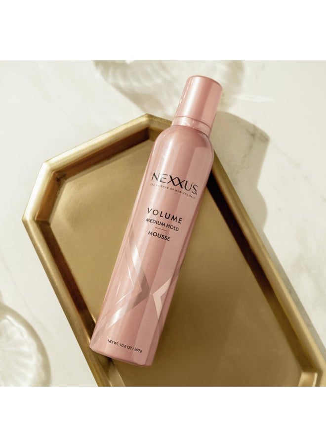 Volumizing Foam Hair Mousse, Volume Volumizing Mousse, Hair Styling Mousse, Pink, 10.6 Ounce (Pack of 1)