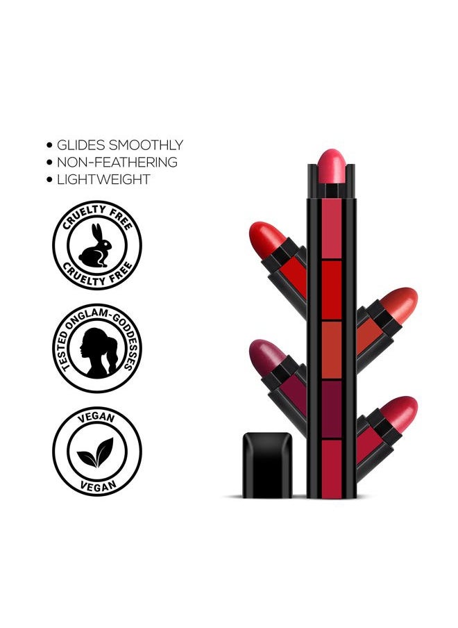 Fab 5 5-In-1 Lipstick, 7.5gm