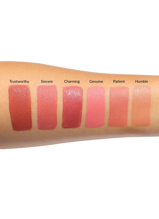 Meet Matte Hughes Nude Mini Liquid Lipstick Set, 0.04 Fl Oz (Pack of 6)