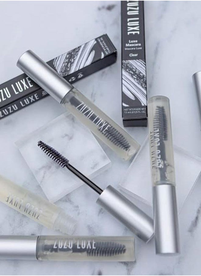 ZUZU LUXE Luxe Mascara (Onyx), Water resistant, Natural, Paraben Free, Vegan, Gluten-free, Cruelty-free, Non GMO, Adds volume to lashes, Vitamin Enriched formula conditions lashes, 0.25 oz.