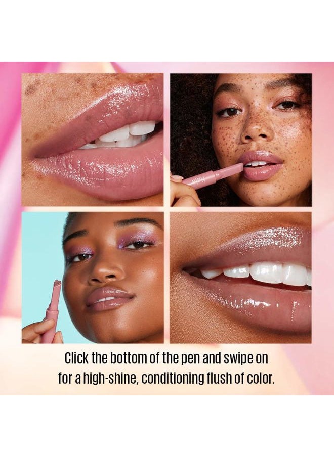 Lip Gloss - Heart Melter | High-shine, Glossy Finish, Moisturize, 07 Let's Chill, 0.04 Oz