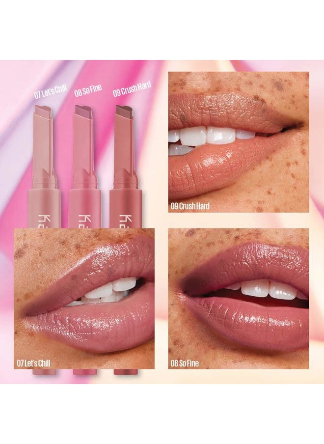 Lip Gloss - Heart Melter | High-shine, Glossy Finish, Moisturize, 07 Let's Chill, 0.04 Oz