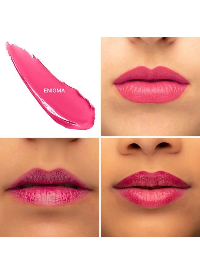 Unforgettable Lipstick, Enigma color with Shine finish: Intense color plus slim design with a weightless formula allows for a precise application for a makeup novice or expert.