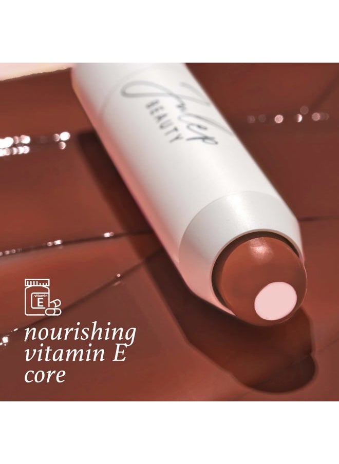 It's Balm Tint of Color Lip Balm - Brown Sugar | Hydrating Lip Color with Vitamin E Core | Natural Gloss Finish | Vegan & Cruelty-Free