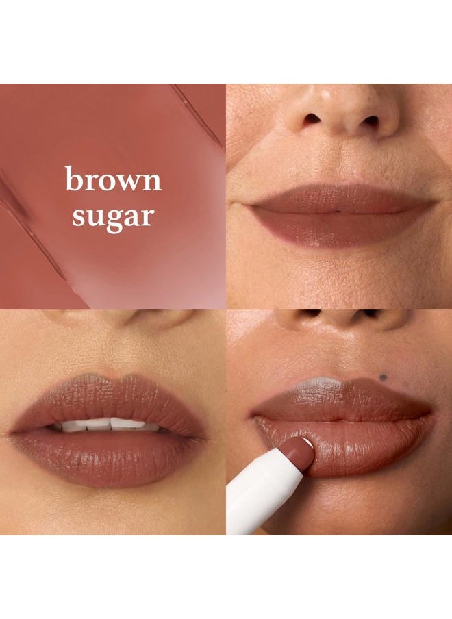 It's Balm Tint of Color Lip Balm - Brown Sugar | Hydrating Lip Color with Vitamin E Core | Natural Gloss Finish | Vegan & Cruelty-Free