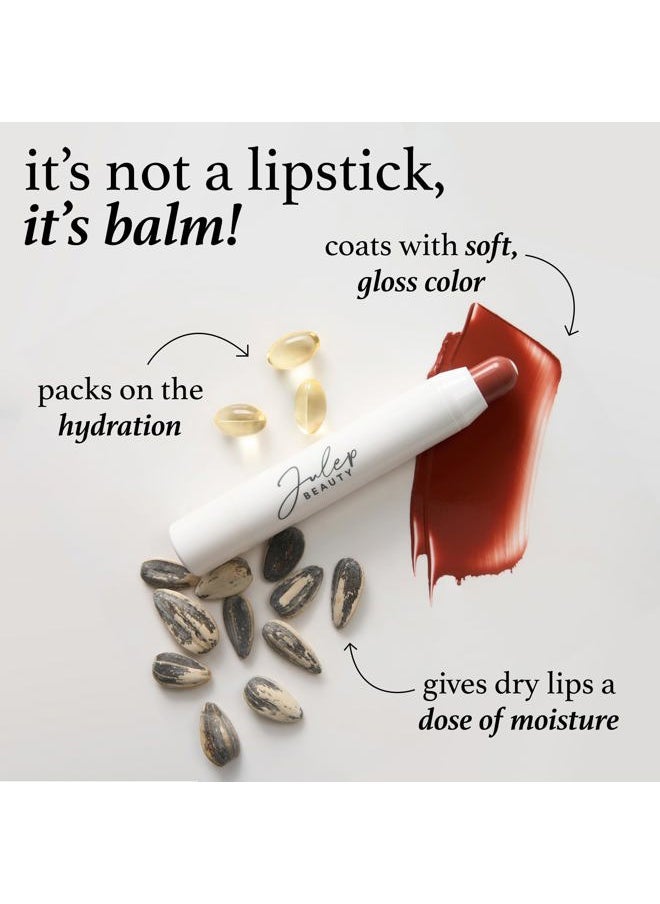 It's Balm Tint of Color Lip Balm - Brown Sugar | Hydrating Lip Color with Vitamin E Core | Natural Gloss Finish | Vegan & Cruelty-Free