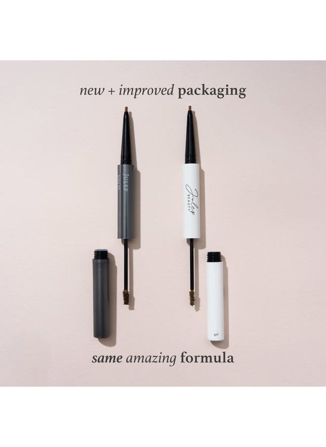 Brow 101 Sculpting Pencil & Tinted Brow Gel Set - Dual-Ended Eyebrow Tool with Brush and Precision Tip - Long-Lasting, Waterproof Formula for Perfectly Defined and Tinted Brows -Blonde