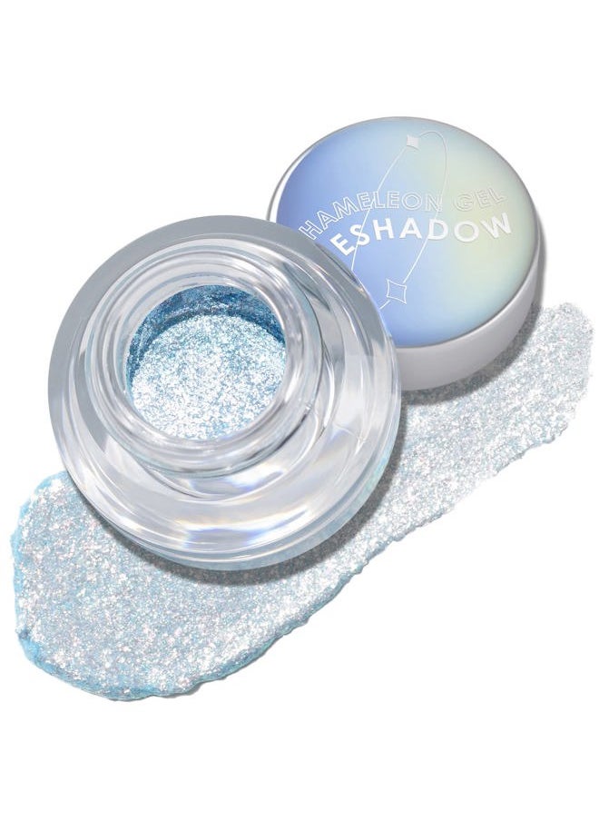 Chameleon Cream Eyeshadow,Intense Color Shifting Creamy Eye Shadows,Highly Pigmented Metallic,Shimmer,Multi-Reflective Finishes,Neon Desert