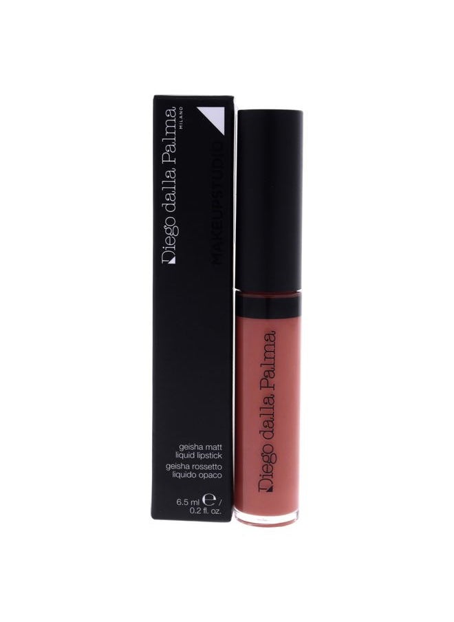 Makeupstudio Geisha Matt Liquid Lipstick - Incredibly Creamy Texture - Non-Dusty Matte Finish - Soft And Luscious Lips - Hyper-Velvety And Intense Color - 01 Vintage Kimono - 0.2 Oz