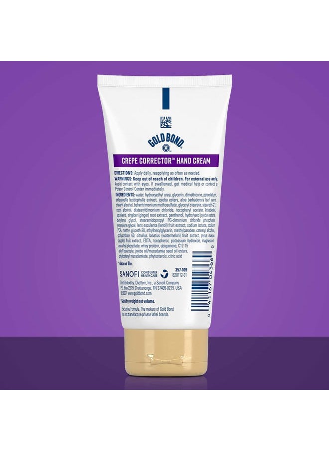 Age Renew Crepe Corrector Hand Cream, Replenishing & Smoothing Formula, 3 oz.