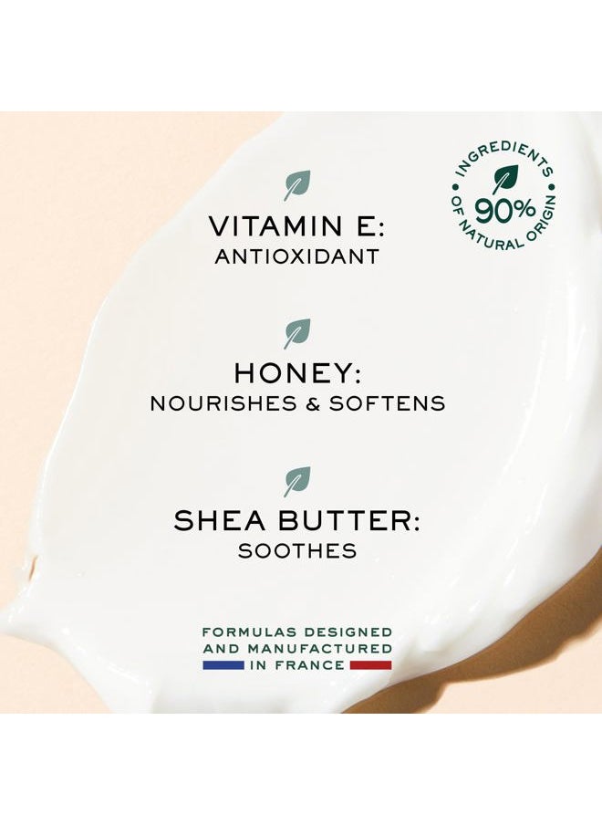 Rêve de Miel Honey-Infused Hand and Nail Cream - Instant Relief Moisturizer with Shea Butter, Almond Oil & Vitamin E for Dry Cracked Hands,1.7 oz