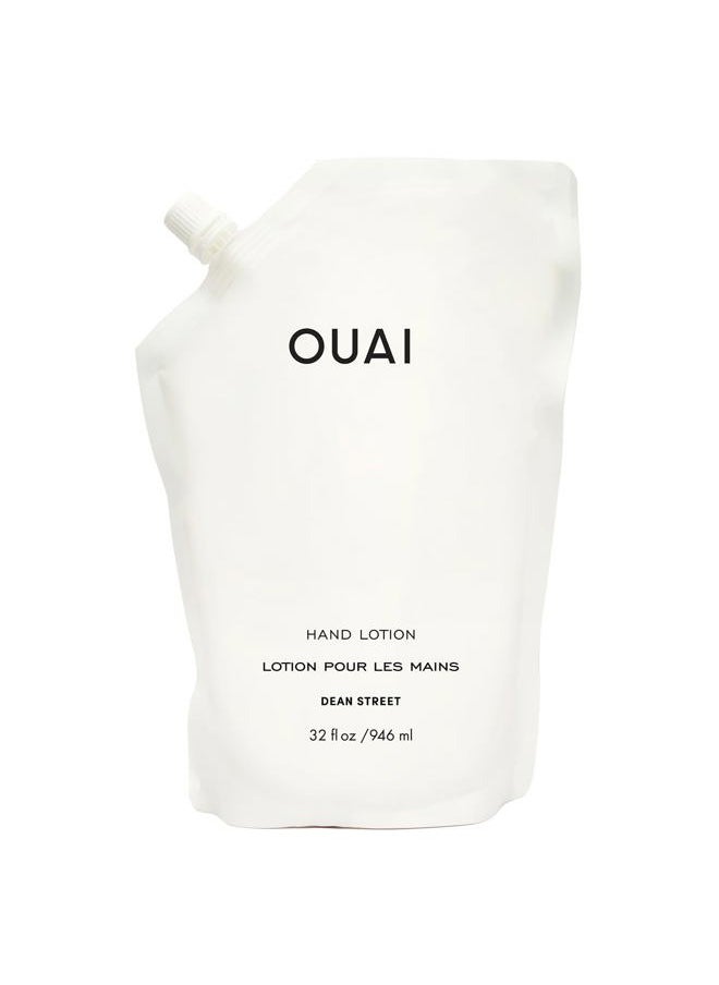 Hand Lotion Refill - Daily, Lightweight, Hydrating Lotion for Dry Skin - Made with Avocado, Rosehip and Jojoba Oil to Lock in Moisture - Never Greasy (32 Fl Oz)