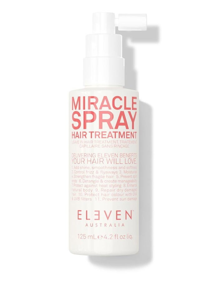 Miracle Spray Hair Treatment Leave-In Conditioner for Hydration, Frizz Control, Heat Protection & Strength – Lightweight, Nourishing Formula for All Hair Types - 4.2 Fl Oz