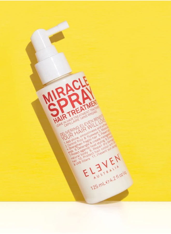 Miracle Spray Hair Treatment Leave-In Conditioner for Hydration, Frizz Control, Heat Protection & Strength – Lightweight, Nourishing Formula for All Hair Types - 4.2 Fl Oz