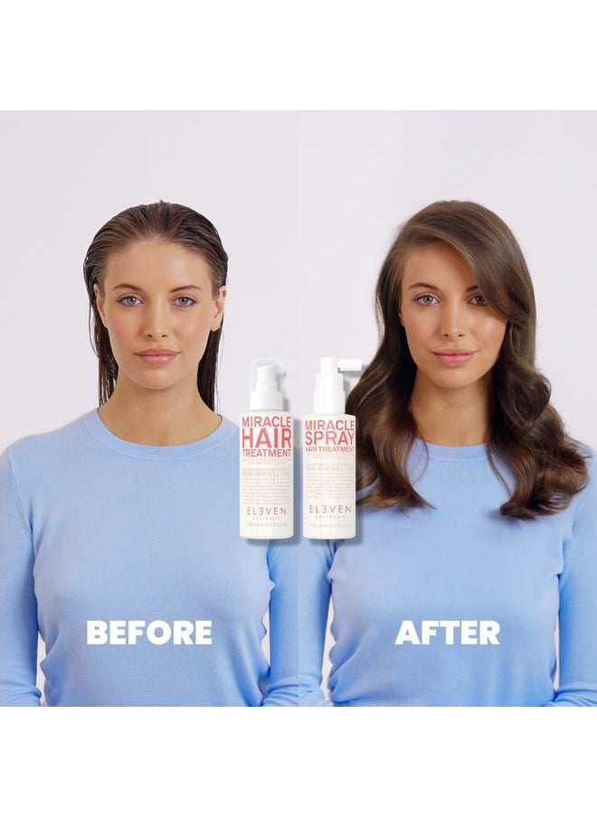 Miracle Spray Hair Treatment Leave-In Conditioner for Hydration, Frizz Control, Heat Protection & Strength – Lightweight, Nourishing Formula for All Hair Types - 4.2 Fl Oz