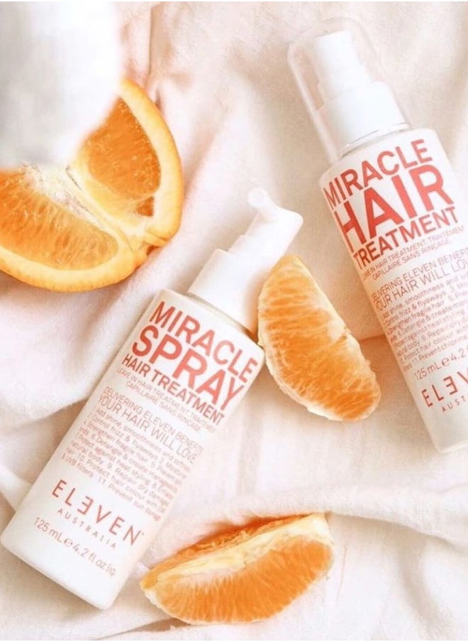 Miracle Spray Hair Treatment Leave-In Conditioner for Hydration, Frizz Control, Heat Protection & Strength – Lightweight, Nourishing Formula for All Hair Types - 4.2 Fl Oz