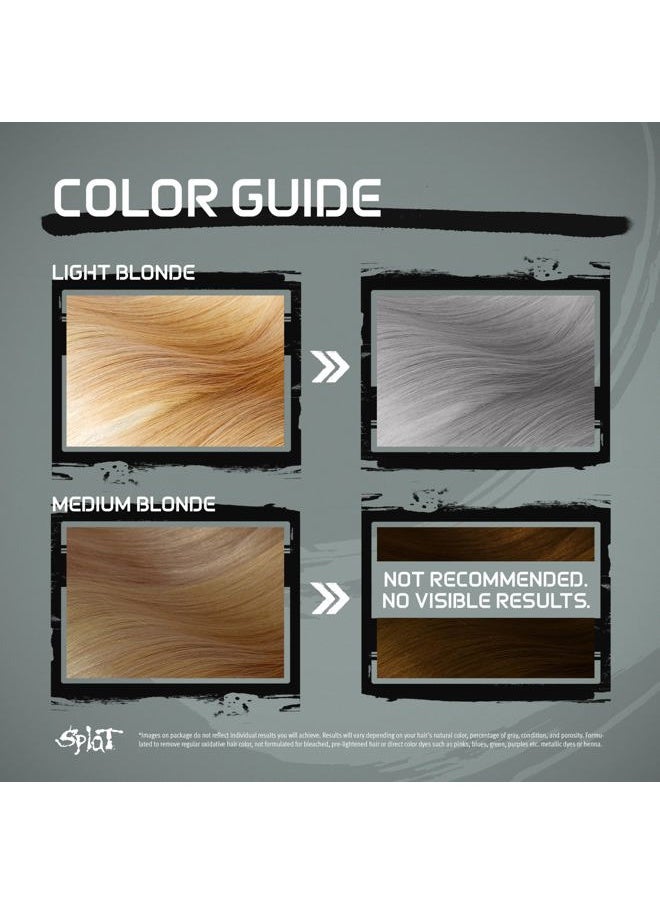 Sinful Silver | Complete Silver Hair Dye Kit | Semi-Permanent | Long Lasting | Vegan and Cruelty-Free
