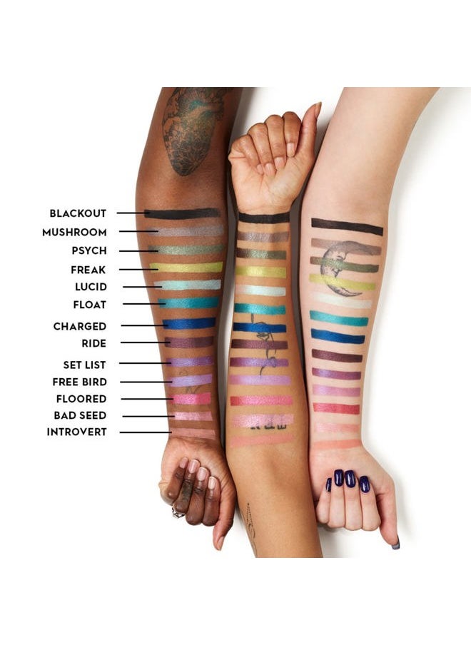 24/7 Longwear Eyeshadow Single (Sin - Champagne Shimmer), High-Pigment Eye Shadow Compact, Smooth & Blendable Colors, Crease-free, Vegan - 0.06 oz
