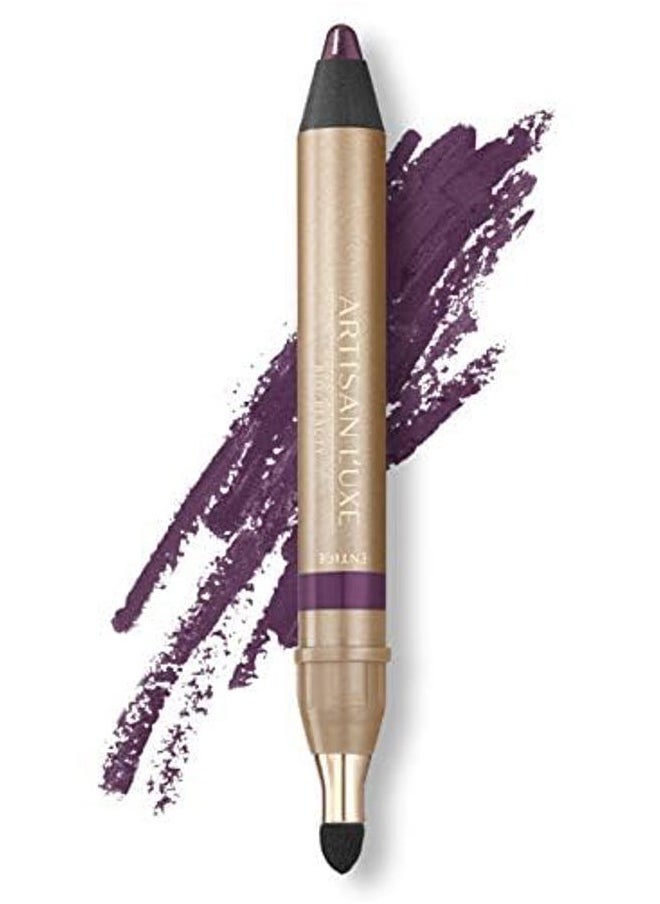 Beauty Velvet Jumbo Eyeliner Pencil - Smokey Eyes in 3 Minutes - Water-Proof, Smudge-Proof, Long-Lasting - Age-Defying Essential Oils - Entice (Shade: Violet)