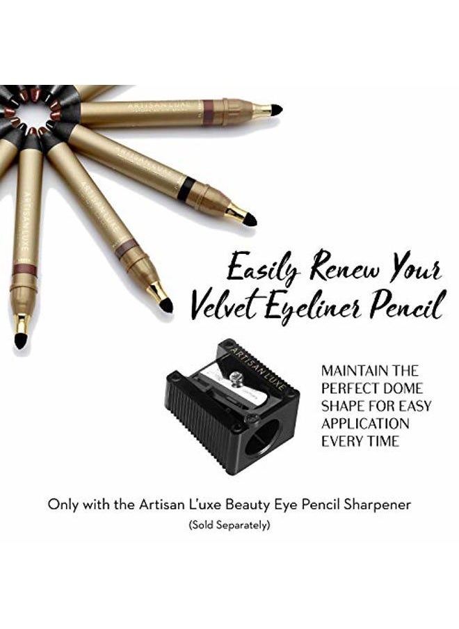 Beauty Velvet Jumbo Eyeliner Pencil - Smokey Eyes in 3 Minutes - Water-Proof, Smudge-Proof, Long-Lasting - Age-Defying Essential Oils - Entice (Shade: Violet)