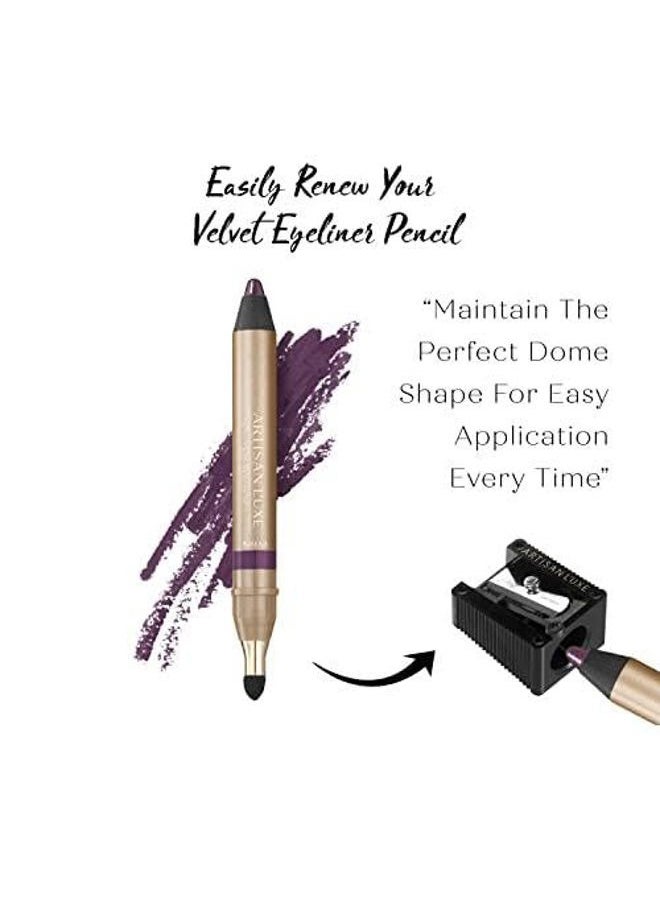 Beauty Velvet Jumbo Eyeliner Pencil - Smokey Eyes in 3 Minutes - Water-Proof, Smudge-Proof, Long-Lasting - Age-Defying Essential Oils - Entice (Shade: Violet)