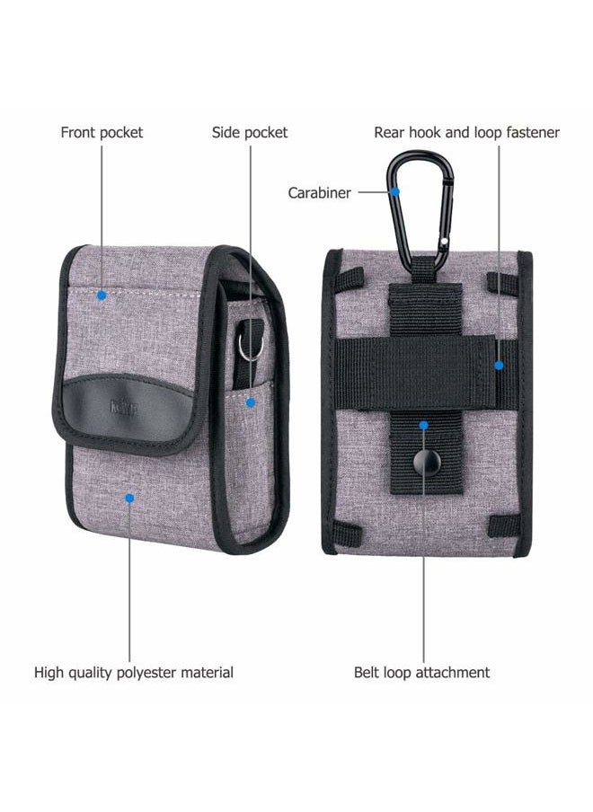 Compact Camera Pouch Case for Sony ZV-1II ZV-1F ZV1 RX100VII RX100VI RX100VA RX100V RX100IV III II Canon G7XIII II G9XII Olympus TG-7 TG-6 TG-5 Ricoh GRIII HDF GRIIIx HDF GR IIIx GRIII GR3