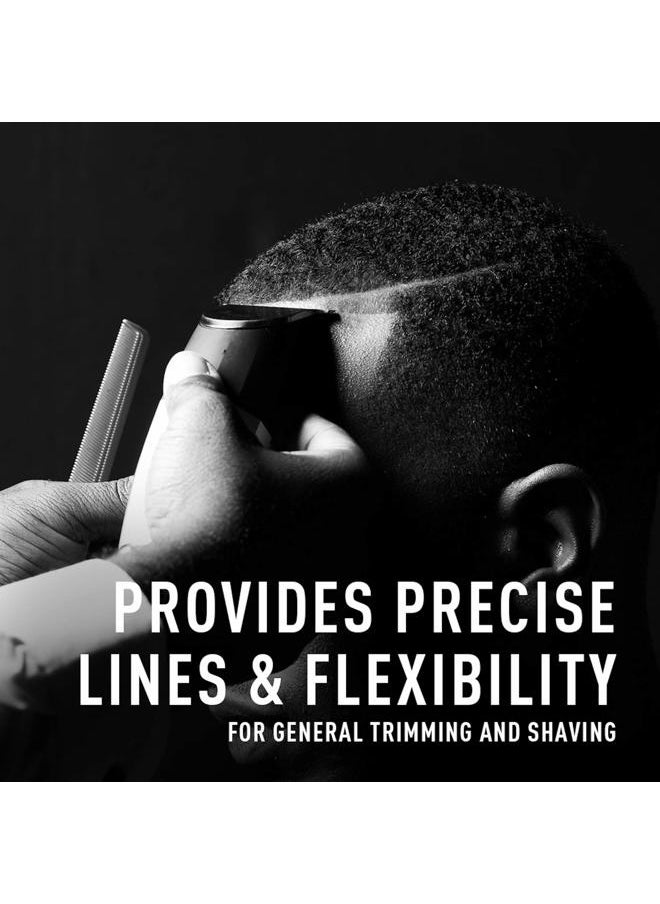 Square Trimmer Blade Attachment - Compatible with Bevel Trimmer Only, Beard Trimmer for Men, Mustache Trimmer, Cordless Face, Neck and Body Hair Trimmer Attachment Head - Black, 1 Count
