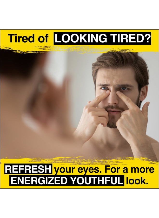 Kickass Trio - Daily Face Moisturizer, Wrinkle Defense Serum & Dark Circle Defense Balm, Anti-aging skincare routine for men, Help with Clogged Pores, Dark Circles, Fine Lines, Wrinkles