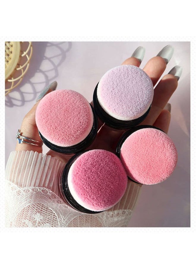 Loose Powder Air Cushion Blush Natural Blusher Bright Shimmer Face for Cheek Highly Pigmented Makeup(03#)