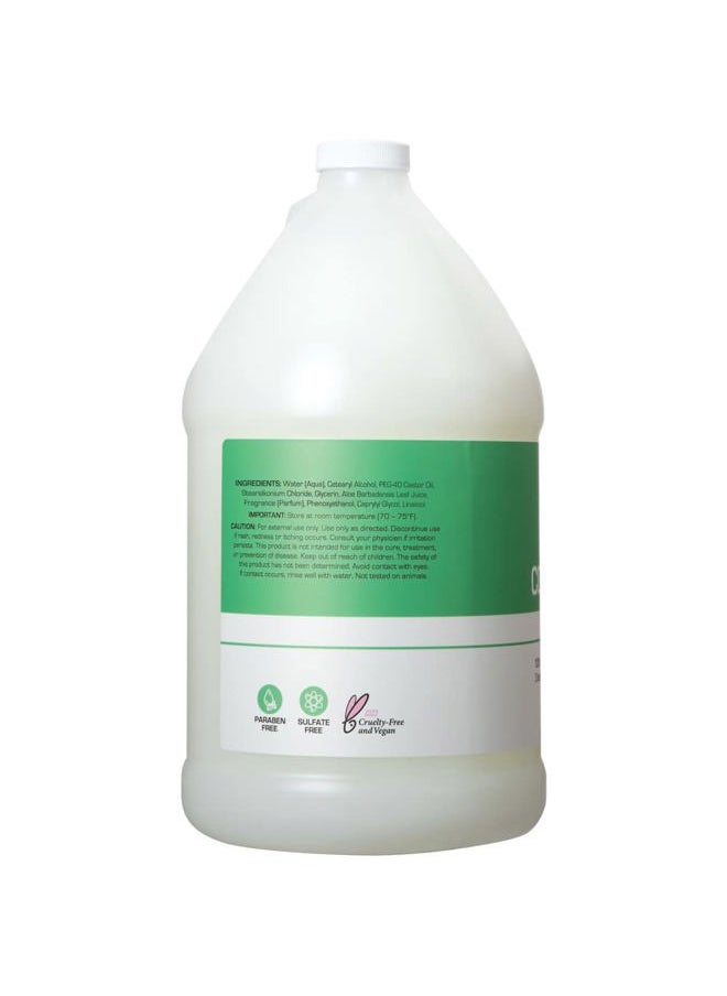 Club & Fitness Moisturizing Conditioner for Dry Hair, 100% Vegan & Cruelty-Free, Aloe Vera Scent, 1 Gallon (128 fl oz) Refill, white