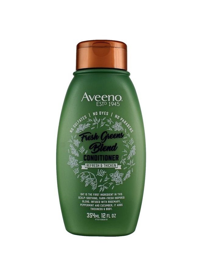 Conditioner Fresh Greens Blend 12 Ounce (Thicken) (354ml) (3 Pack)