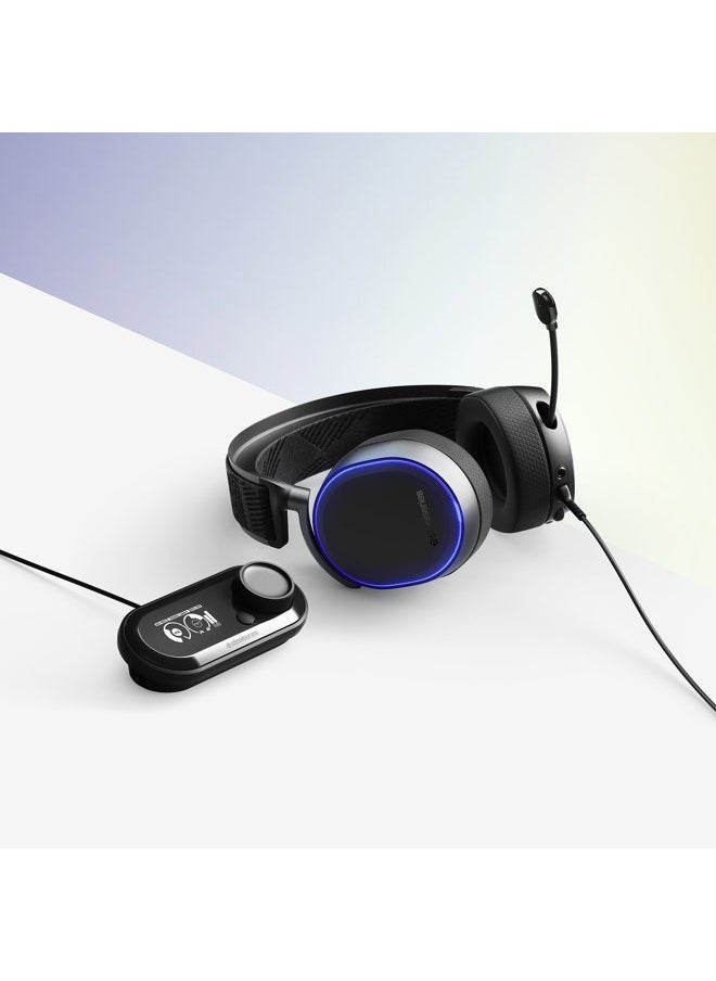 Arctis Pro + GameDAC Wired Gaming Headset - Certified Hi-Res Audio - Dedicated DAC and Amp - for PS5/PS4 and PC - Black
