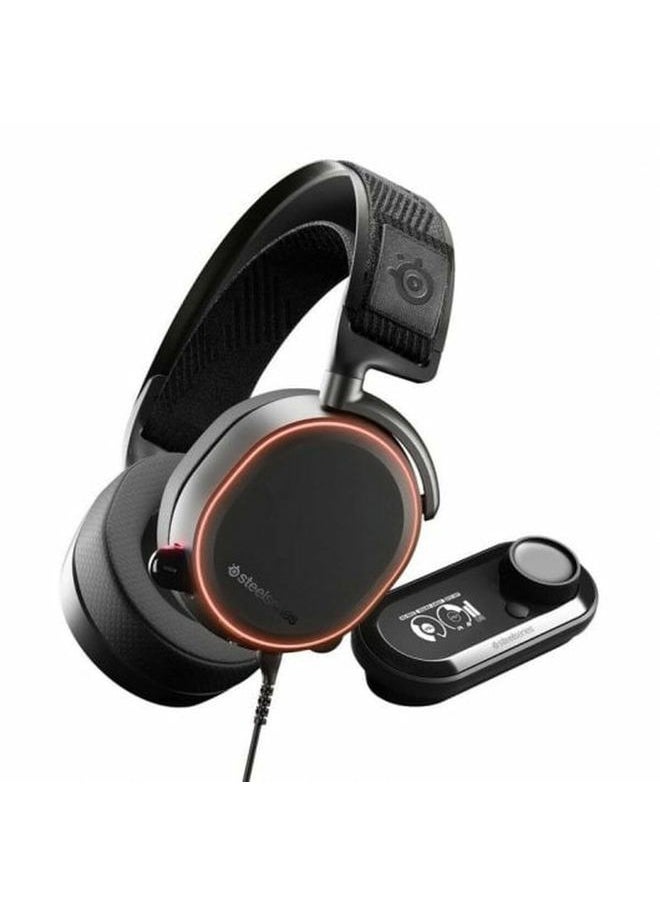 Arctis Pro + GameDAC Wired Gaming Headset - Certified Hi-Res Audio - Dedicated DAC and Amp - for PS5/PS4 and PC - Black