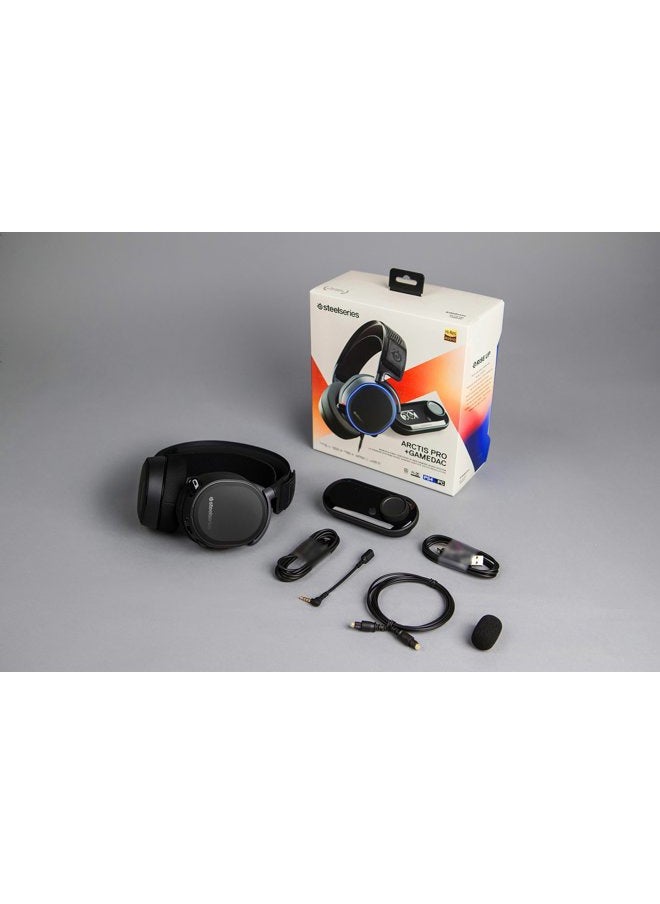 Arctis Pro + GameDAC Wired Gaming Headset - Certified Hi-Res Audio - Dedicated DAC and Amp - for PS5/PS4 and PC - Black