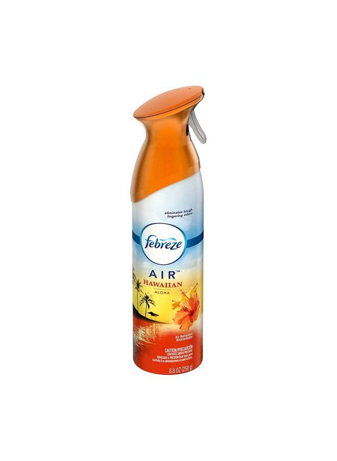 Air Freshener and Odor Eliminator Spray, Linen & Sky and Hawaiian Aloha Scents, 8.8oz (Pack of 4)
