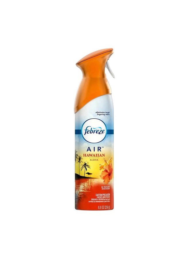 Air Freshener and Odor Eliminator Spray, Linen & Sky and Hawaiian Aloha Scents, 8.8oz (Pack of 4)