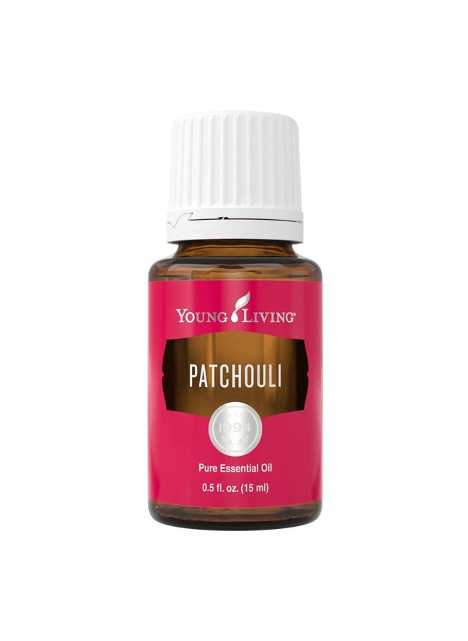 Patchouli Essential Oil 15ml - Pure, Earthy Aroma for Relaxation, Meditation, Peace, and Grounding - Premium Quality