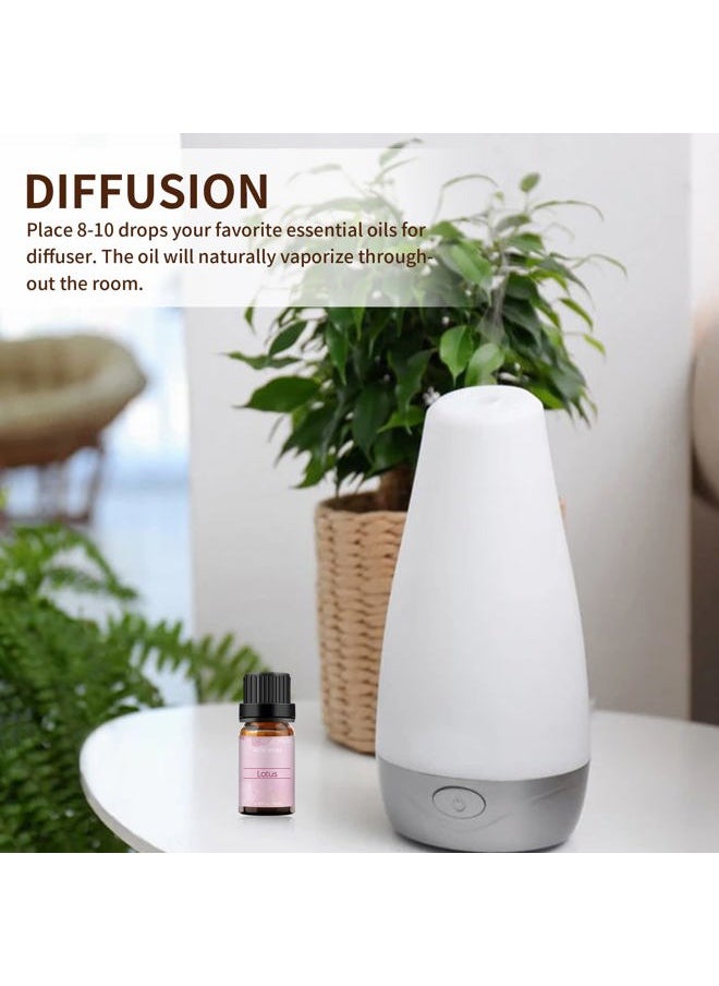 Lotus Essential Oil 100% Pure, Undiluted, Natural, Organic Aromatherapy Lotus Oils 10ML for Diffuser Soap Candle Making Home