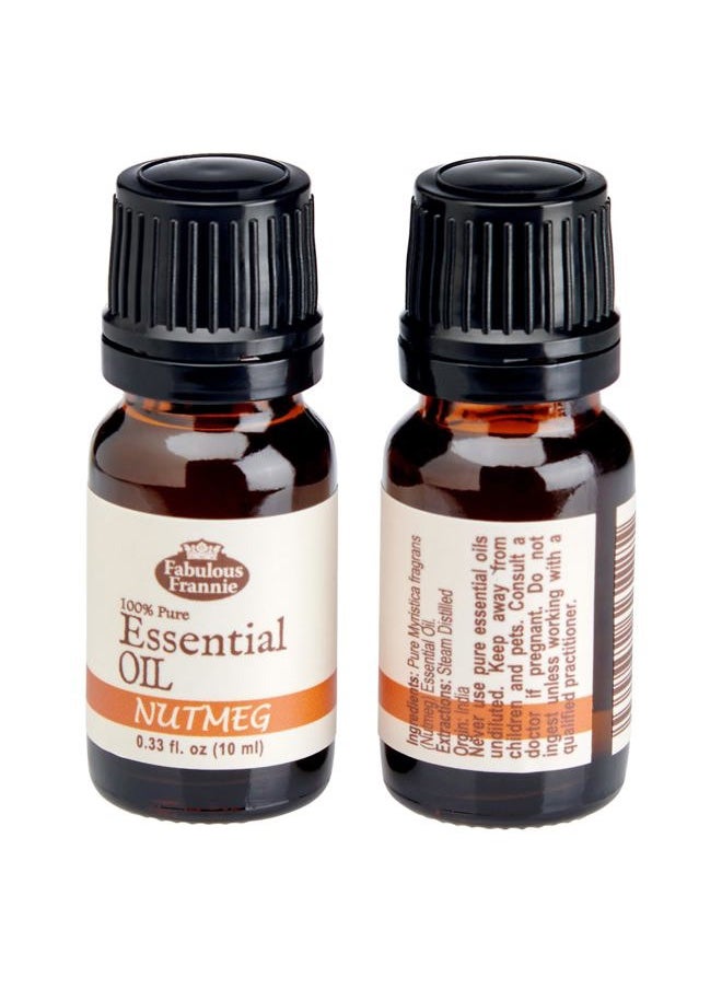 Nutmeg 100% Pure, Undiluted Essential Oil 10ml (Pack of 1)