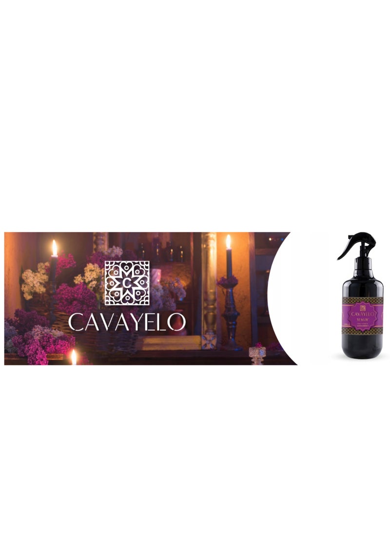 Cavayelo Magic Room Spray, 500ml, Black and Purple Bottle