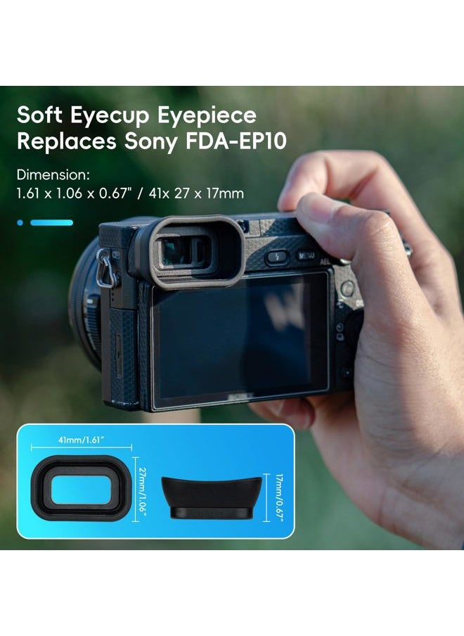 Soft Silicon Camera Viewfinder Eyecup Eyepiece Eyeshade for Sony A6000 A6100 A6300 Eye Cup Protector Replaces Sony FDA-EP10
