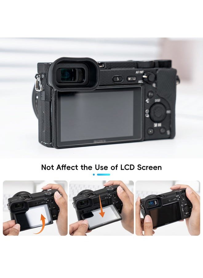 Soft Silicon Camera Viewfinder Eyecup Eyepiece Eyeshade for Sony A6000 A6100 A6300 Eye Cup Protector Replaces Sony FDA-EP10