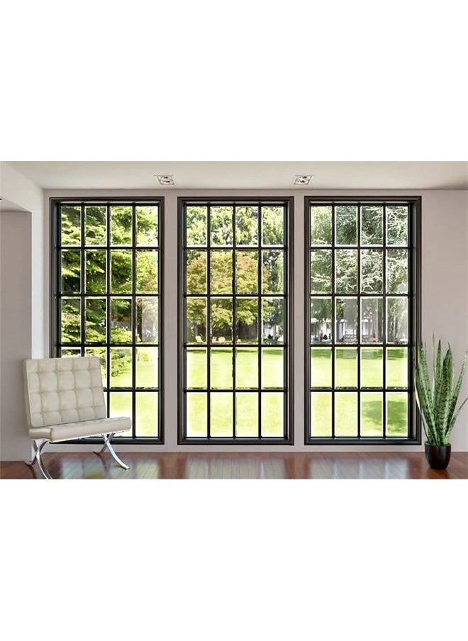 7x5ft Business Office French Sash Window Backdrop Living Room Sofa Plant Photography Background Interior Casement Work at Home Modern Flat Furniture Apartment Decoration Residence Villa Props